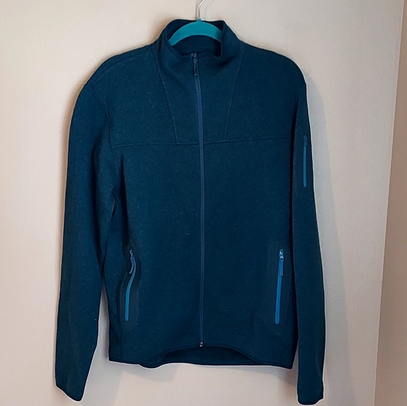 Arc'teryx Other - Mens Arc'teryx Full Zip Heather Green Fleece Size L